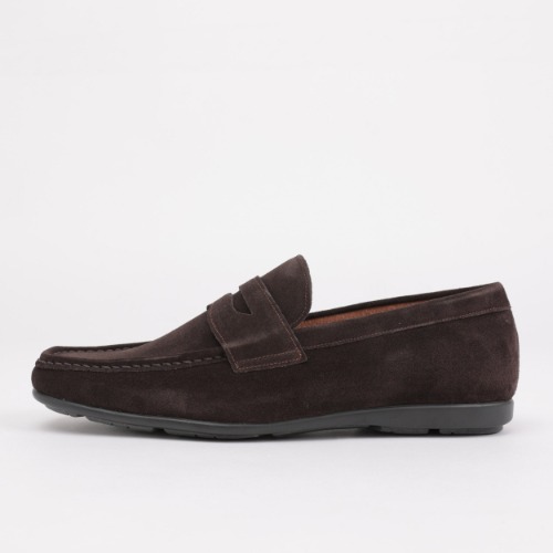 Lazy Driving Shoes_Suede Brown