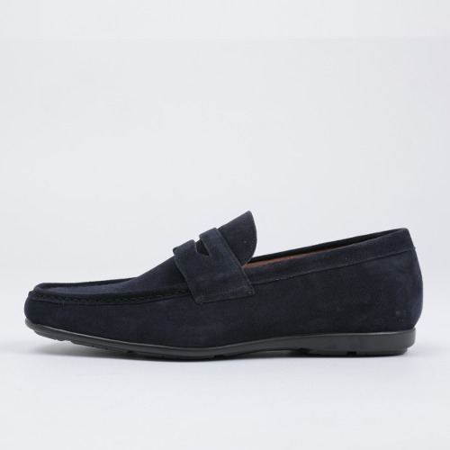 Lazy Driving Shoes_Suede Navy