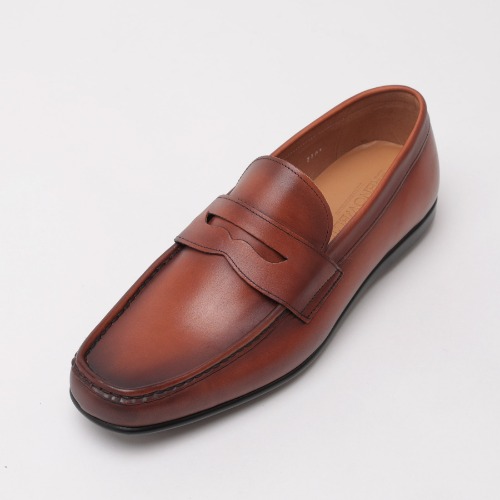 Lazy Driving Shoes_Red Brown